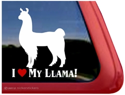 Llama Window Decal