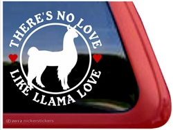 Llama Window Decal