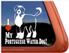Portuguese Water Dog Window Decal