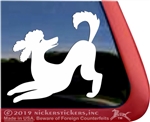 Custom Standard Poodle Dog iPad Car Truck Window Decal Sticker