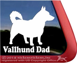 Swedish Vallhund Window Decal