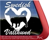 Swedish Vallhund Window Decal