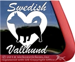 Swedish Vallhund Window Decal
