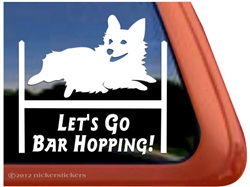 Pembroke Corgi Agility Dog Window Decal