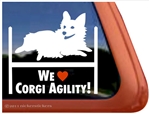 Pembroke Corgi Agility Dog Window Decal