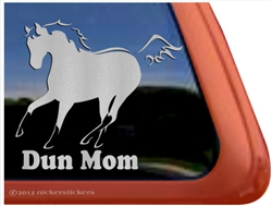Dun Horse Window Decal