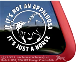 Appaloosa Window Decal