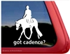 Hunter Under Saddle Horse Trailer Window Decal