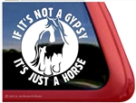 Gypsy Horse Trailer  Window Decal