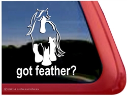 Gypsy Horse Trailer  Window Decal