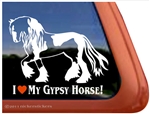 Gypsy Stud Horse Trailer  Window Decal