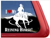 Horse Reiner Horse Trailer Window Decal