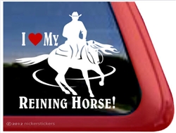 Horse Reiner Horse Trailer Window Decal