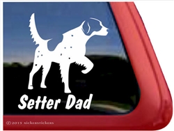 English Setter Window Decal