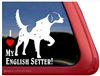 English Setter Window Decal