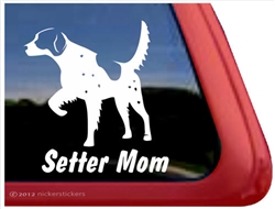 English Setter Window Decal