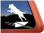 Custom Labrador Retriever Dock Dog iPad Car Truck Window Decal Sticker