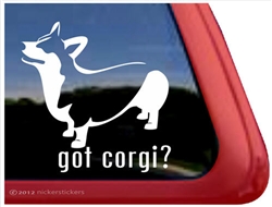 Corgi Window Decal