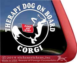 Corgi Window Decal