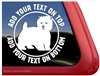 West Highland White Terrier Westie Car Window Decal Sticker iPad