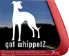 Whippet Window Decal