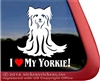 Yorkie Yorkshire Terrier Dog Car Truck RV Window Decal Sticker DC514HEA