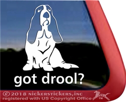 Basset Hound Dog Car Truck RV Window Decal Sticker