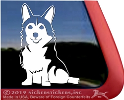 Custom Pembroke Welsh Corgi Dog Window Decal Sticker