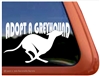 Greyhound Adoption Dog iPad Car Truck RV Window Decal Sticker