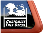 Papillon Agility Dog Window Decal