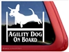 Dachshund Agility Dog Window Decal