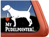 Pudelpointer Window Decal