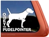 Pudelpointer Window Decal