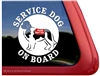 Landseer  Newfoundland Service Dog iPad Car Truck RV Window Decal Sticker