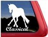 Dressage Slide Horse Trailer Window Decal