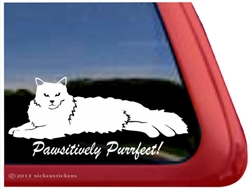 Ragdoll Cat Window Decal