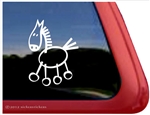 Stick Horse Horse Trailer Window Decal