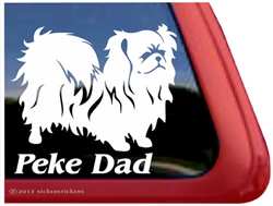 Pekingese Window Decal