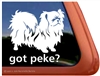 Pekingese Window Decal