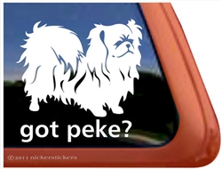 Pekingese Window Decal