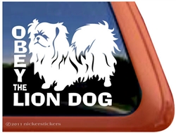 Pekingese Window Decal