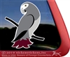 Custom Timneh Grey Parrot Bird Car Truck RV Window Decal Sticker