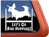 Dachshund Agility Dog Window Decal