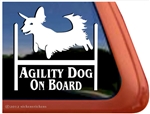 Dachshund Agility Dog Window Decal