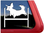 Dachshund Agility Dog Window Decal