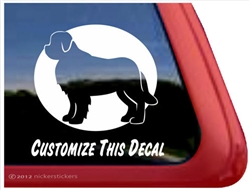 Custom Newfoundland Dog Car Truck RV Window Decal Sticker