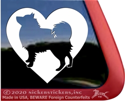 German Spitz Window Decal