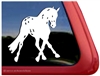 Custom Appaloosa Dressage Horse Side Pass Vinyl iPad Car Truck RV Window Decal Sticker