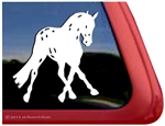 Custom Appaloosa Dressage Horse Side Pass Vinyl iPad Car Truck RV Window Decal Sticker