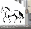 Trotting Horse Trailer Window Decal